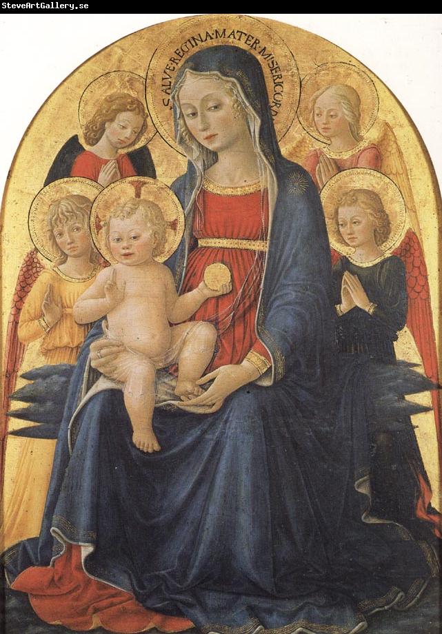 CAPORALI, Bartolomeo Madonna and Child with Angels